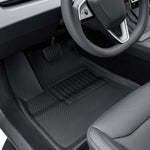 tapis sol 3d luxueux noir moderne tesla 2017 2024 tissé étanche