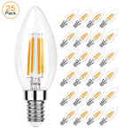 ampoules led 4w équivalent 40w blanc chaud 2700k filament doré culot e12 e14 vintage