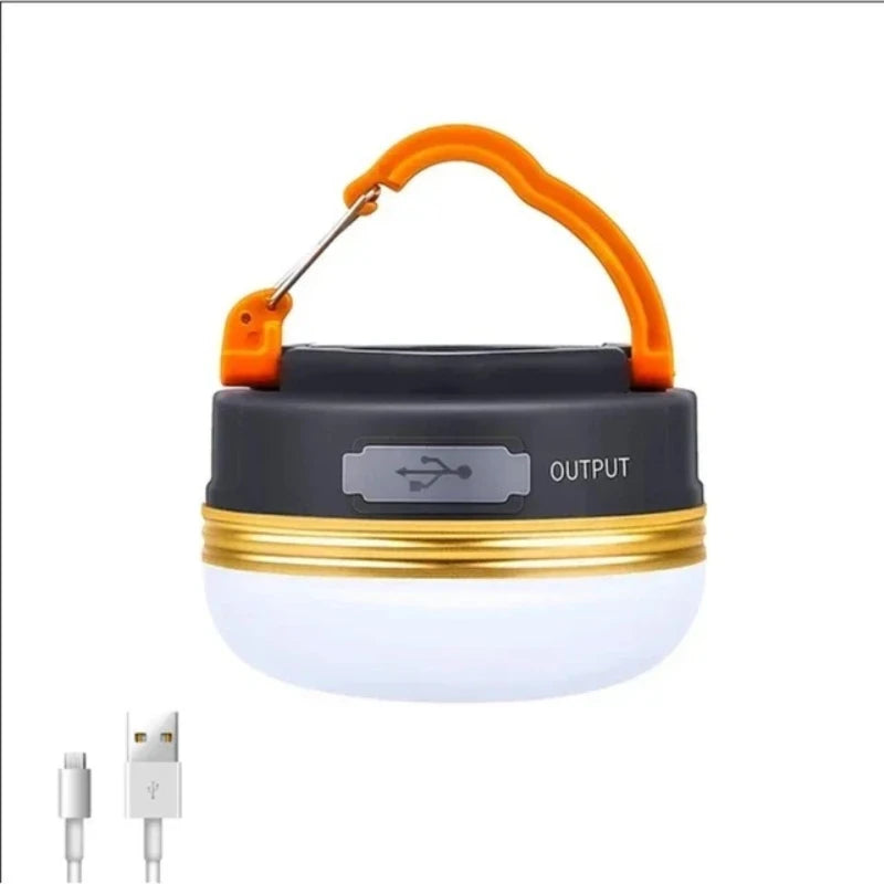 lampe solaire multifonctionnelle vert olive rechargeable camping affichage numérique usb type