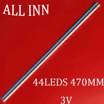 barres lumineuses led blanc rouge bleu 44 leds 470mm 3v industrielle