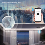 motrice rideau électrique intelligent super silencieuse wifi zigbee blanc moderne