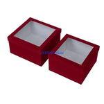 boîtes rondes mariage carreaux écossais rouge vert classiques bijoux écharpes laines