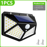 lampe solaire moderne led noir blanc bleu ip65 étanche capteur mouvement autoinstallationextérieur patio jardin