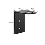 porte savon mural noir mat moderne fixations vis salon bains