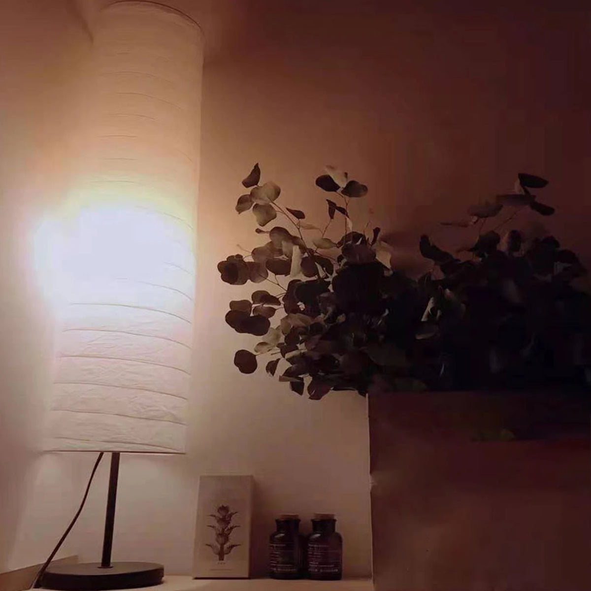 lampe sol moderne blanc rayures horizontales 94cm câble électrique base noire
