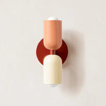 applique murale moderne led vert rouge beige noir éclairage quotidien minimaliste fixée mur