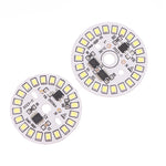 ampoule led circulaire diodes blanc moderne technologie spot downlight plafonnier lumière intérieure facile composants
