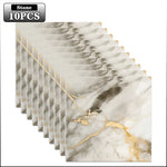 panneaux decoratifs marbre gris blanc adhesifs sol mur modernes pack 10 pieces
