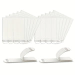 adhesive clip frame hanging stickers easy removable without residue white 12 pieces