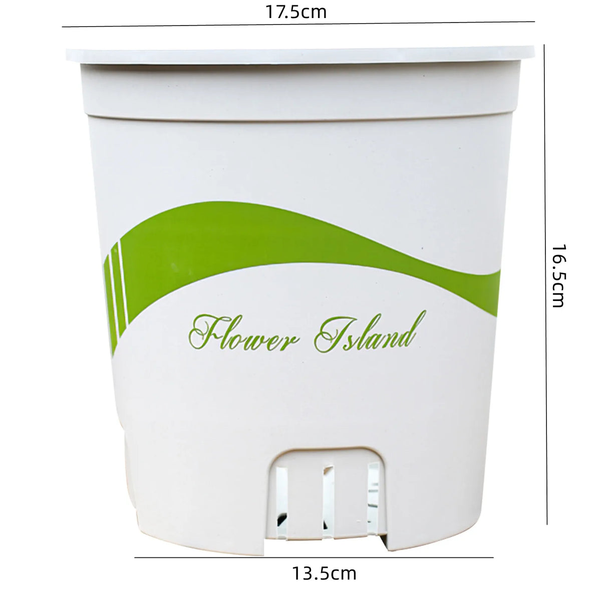 pots fleurs modernes transparents plastique grille tailles adhésif support fleur couvercle