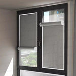 store rouleau adhésif gris moderne opacité tissé 50x100cm 60x100cm 70x100cm 80x100cm 100x100cm