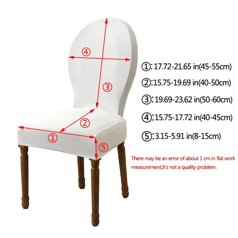 housse chaise tissée motifs géométriques beige moderne protection salon mariage