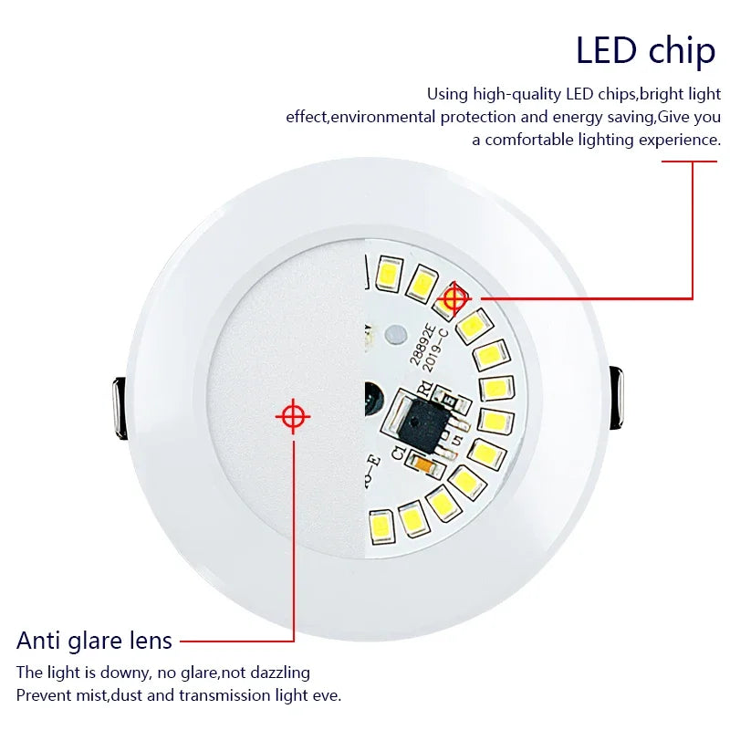 spots led blancs 3w 5w 7w 9w 12w 15w cold warm white modernes clips