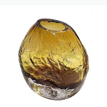 vase moderne vert marron clair texturé contemporain opacité grande petite