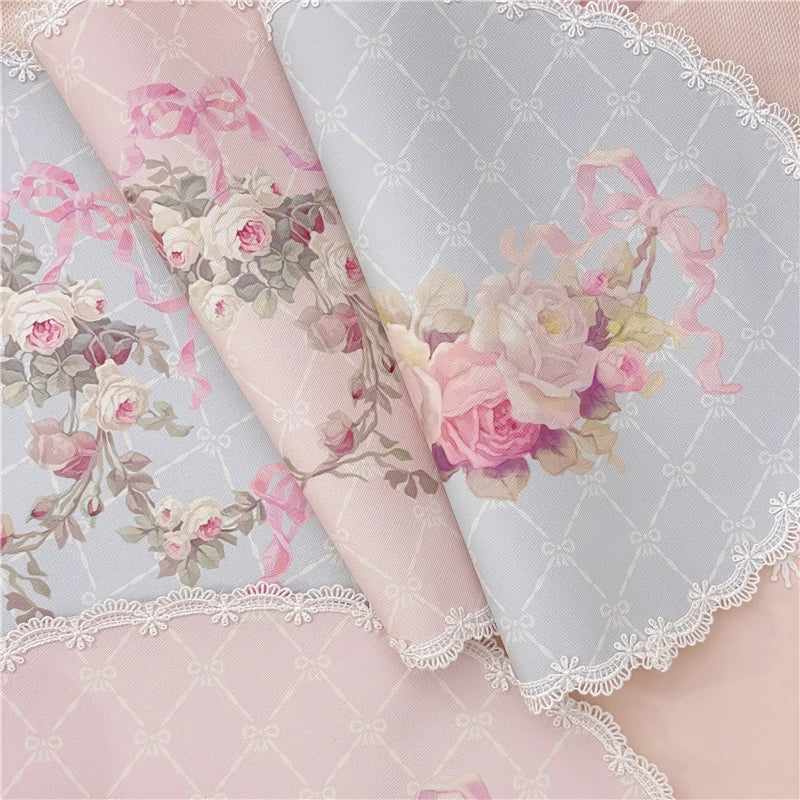 Set de table 4 pièces dentelle rose Ombre Interieur