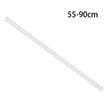 rideau télescopique extensible tige métal blanc moderne adhésif 30cm 50cm 40cm 70cm 50cm 90cm