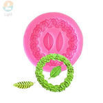 moule silicone gâteau mariage roses feuilles saint valentin chocolat bricolage