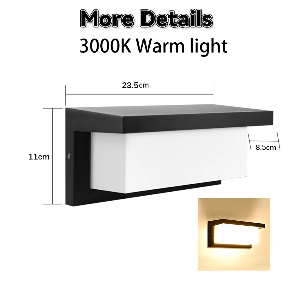applique murale led moderne noire mur opaque minimaliste chambre cuisine entree