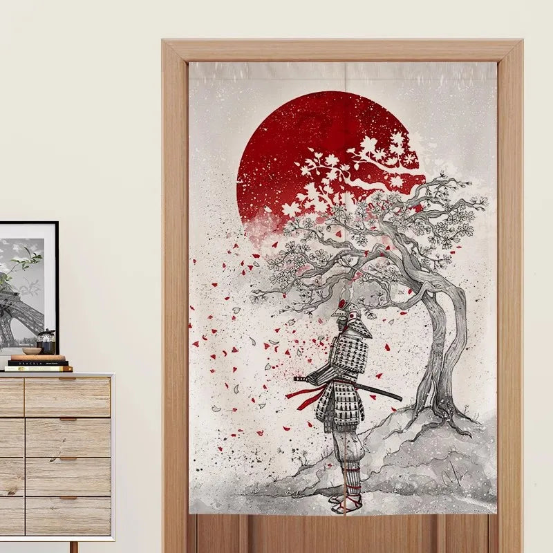 Panneau japonais pour dressing en coton et lin suspendu au plafond