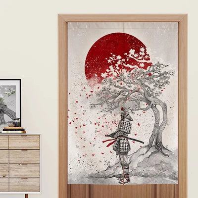 Panneau japonais pour dressing en coton et lin suspendu au plafond