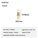 applique murale moderne or blanc marbre led 3000k 4000k 6000k fixée mur italien veine