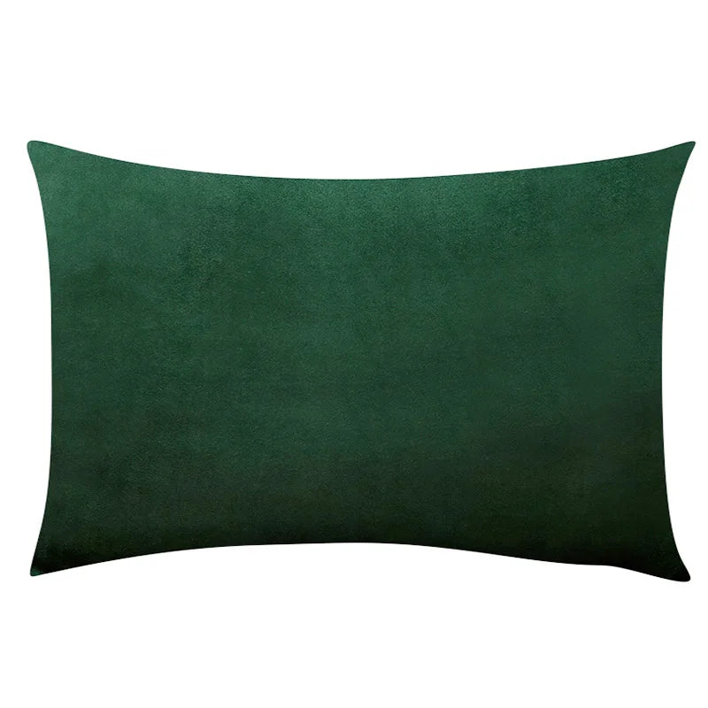housse coussin velours uni 30x50 cm décoration salon canapé chambre moderne couleur violette