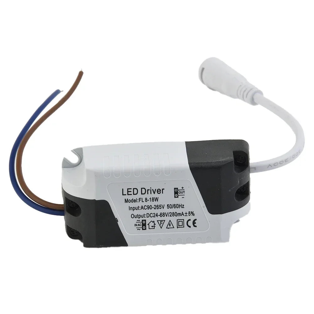 ampoule led driver 240v 90 265v 18w 24w gris noir waterproof industrielle