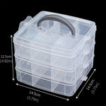 boîtes rangement bijoux transparentes plastique modernes couches compartiments organisation accessoires