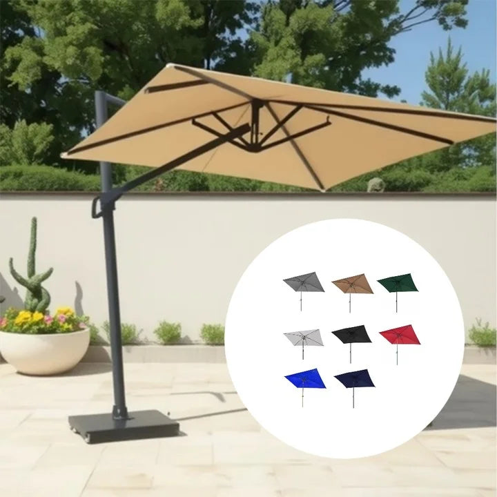 housse parapluie moderne couleur beige rouge gris bleu marine marron vert opaques polyester assemblage