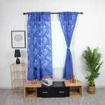rideaux semi transparents motifs floraux modernes 100x130cm couleurs variées chambre décoration