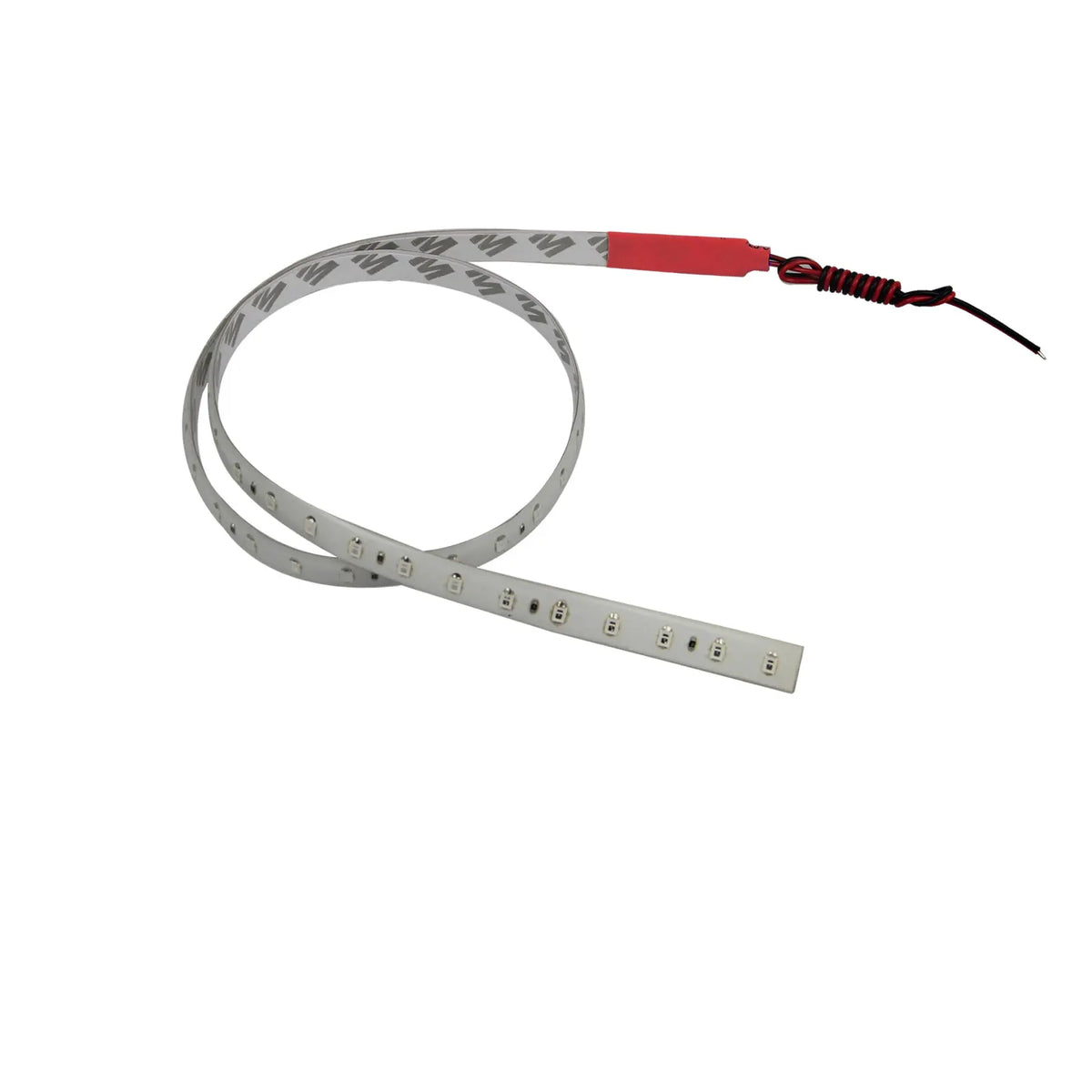 ruban led blanc rouge moderne adhésif 60cm 48 smd led étanche stroboscopique