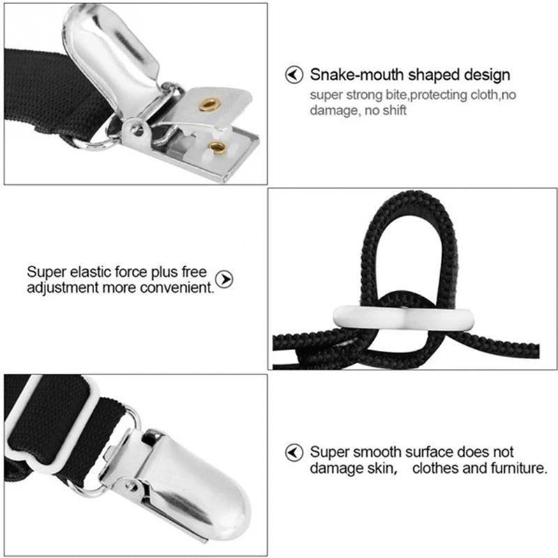 attaches lit clips métalliques tissu noir ensemble moderne pièces fixations literie noires