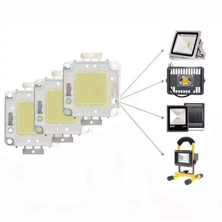 chips led cob 10w 20w 30w 50w 100w blanc chaud froid haute luminosité modernes