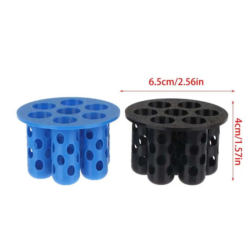 rouleaux cheveux modernes perforés adhésifs couleur rouge jaune vert noir rose bleu blanc pack