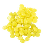 décoration extérieure galets lumineux bleu vert modernes semi translucides 300pcs