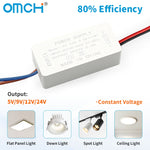transformateur puissance blanc 5w 12w 24w ac100 240v dc5v 12v câbles couleur moderne compact