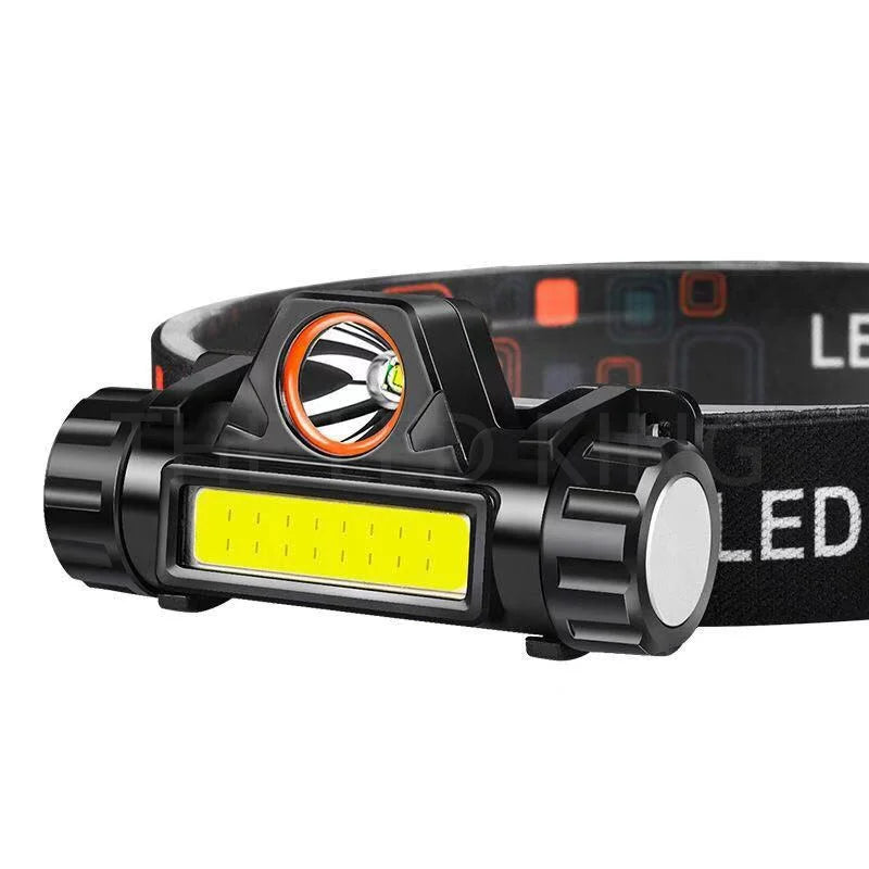 lampe frontale led rechargeable usb camping sport 1500lm 2000lm deux modes