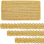 ruban decoratif doré rayures horizontales texture tissée classique élégant adhésif 15mm largeur opacité ciseaux
