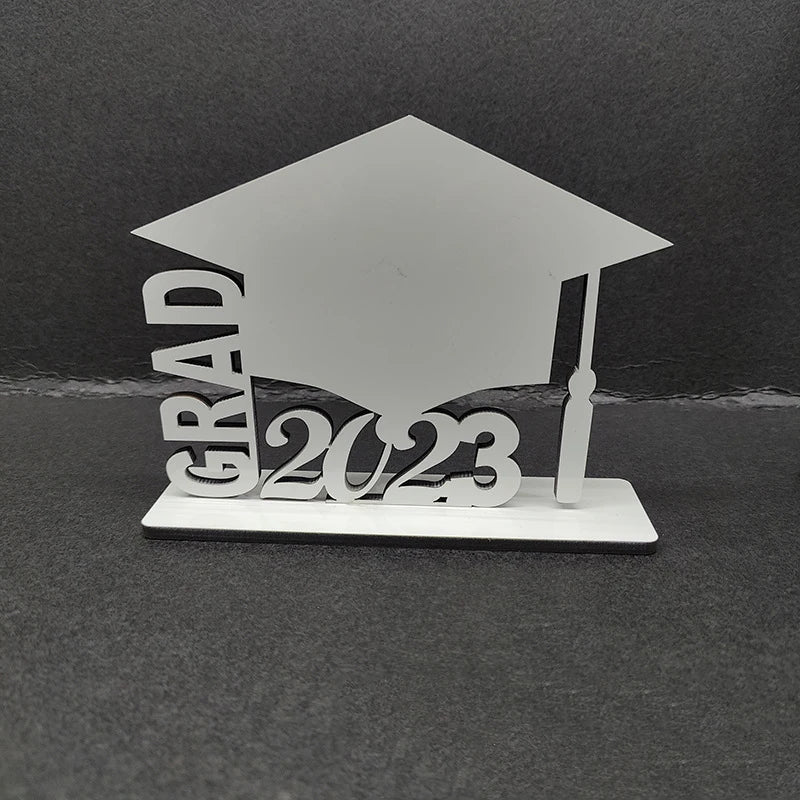Cadre cœur MDF vue de face avec surface de sublimation