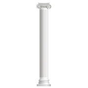 colonne architecturale 3d rainurée marbre doré élégance classique décoration intérieure salon chambre