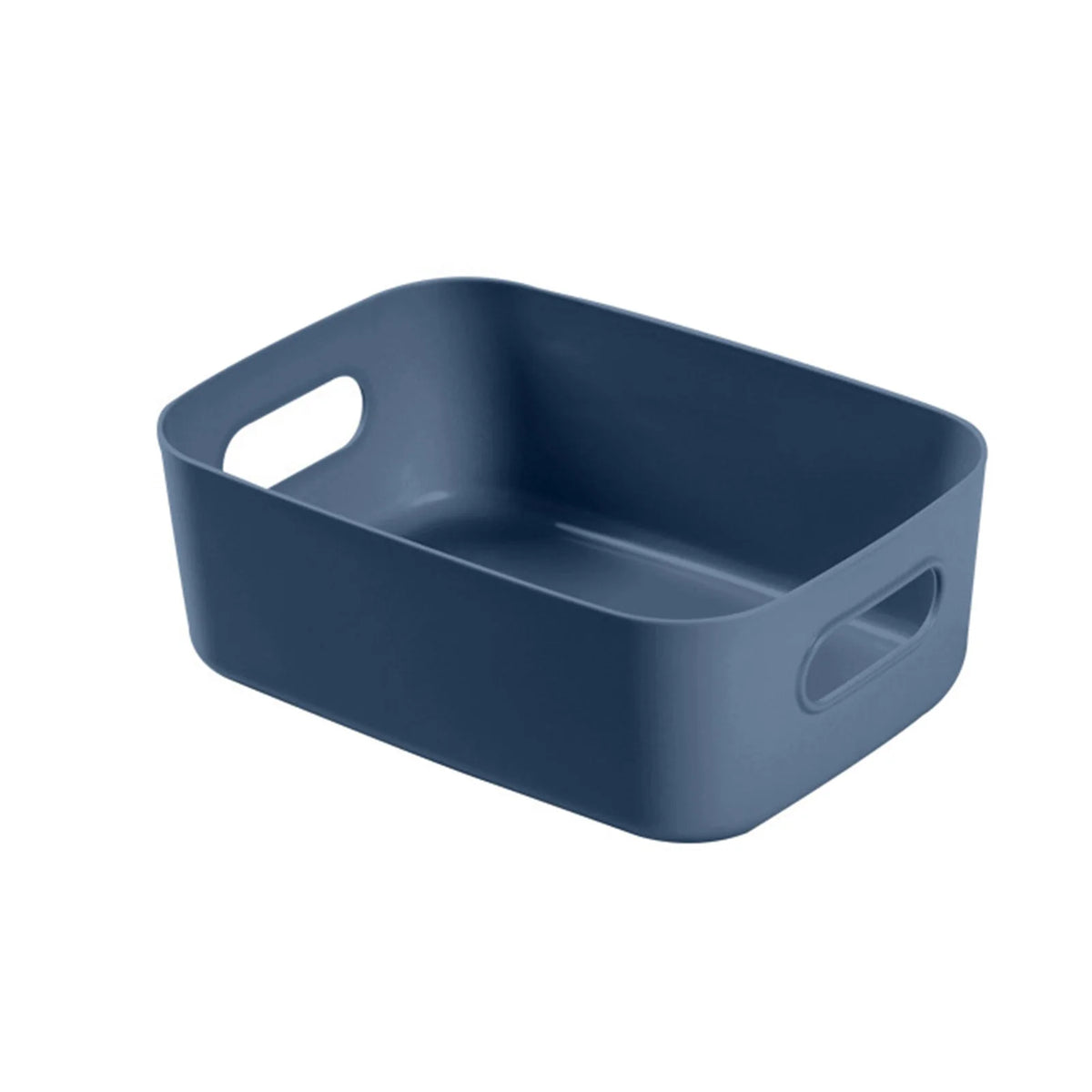 boîte rangement moderne poignées blanc beige bleu marine imperméable plastique