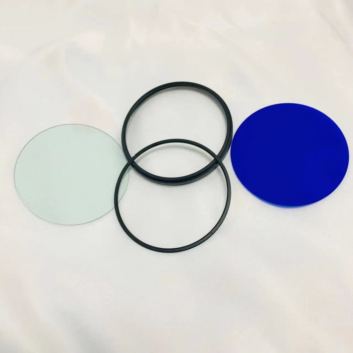 filtre optique bleu noir blanc translucide moderne carburé 49mm 52mm 67mm pince filtre