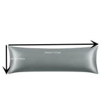 taie d'oreiller satinée polyester brillante moderne bleu clair gris noir rose pâle enveloppe machine