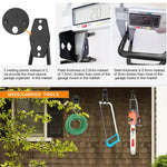 crochet mural acier noir support rangement outils garage vélo escabeau fixation vis