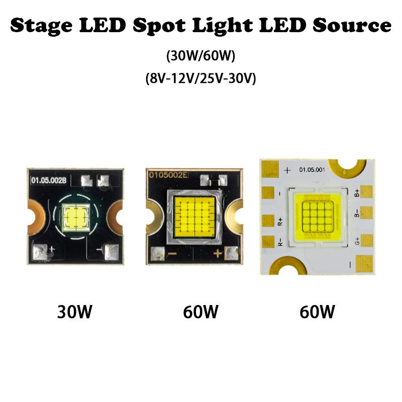 source lumineuse led 30w 60w noir jaune carré moderne points connecteurs électriques