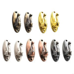 boucles rideau floral bronze doré argenté cuivre classiques pack deux boucles