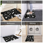 tapis multicolore chatons parapluie motifs chiens os moderne résistant extérieur 50x80cm 40x60cm