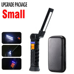 lampe travail rechargeable pliable aimant anti dérapante noir moderne pratique usb