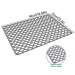 tapis silicone antidérapant protection évier cuisine vaisselle assiettes tasses couverts moderne minimaliste