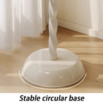 table basse moderne blanche ondulée spiralée tasses thé biscuits déco coquillage angel figurine